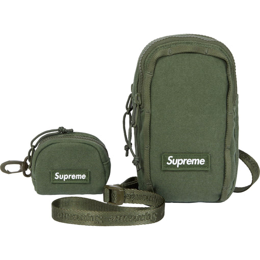 Bolsa Supreme "Camera Bag + Mini Pouch SS25" Verde