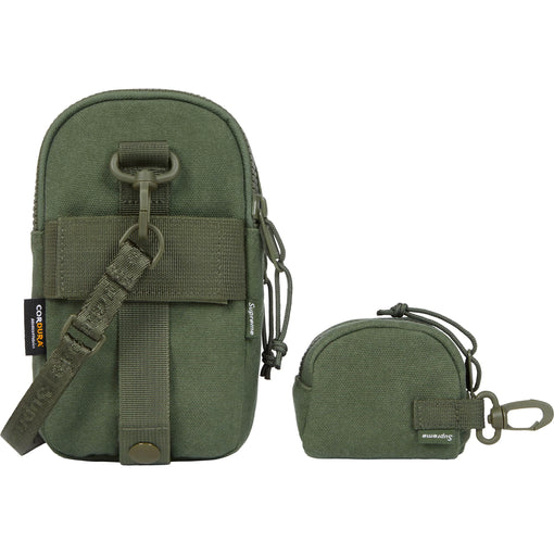 Bolsa Supreme "Camera Bag + Mini Pouch SS25" Verde