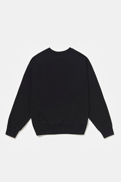 Crewneck Carnan "Embroided Flowers" Preto