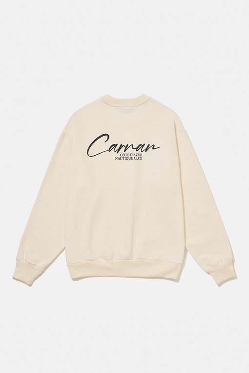 Crewneck Carnan "Boat" Bege