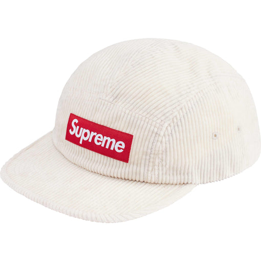 Boné Supreme "Corduroy FW24" Branco