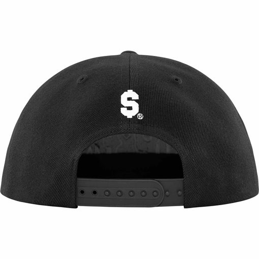 Boné 6-Panel Supreme "Creep" Preto