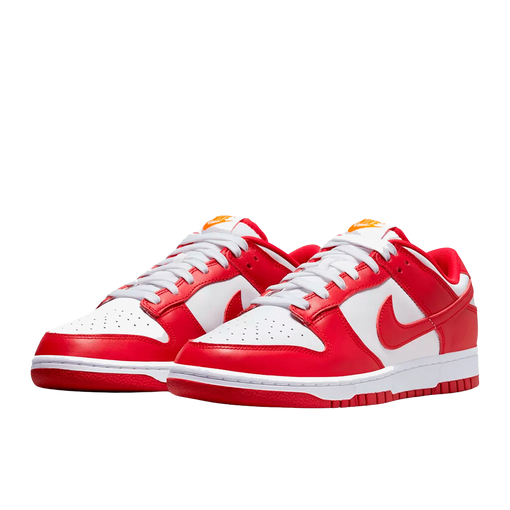 Tênis Dunk Retro Low "Gym Red" Vermelho/Branco