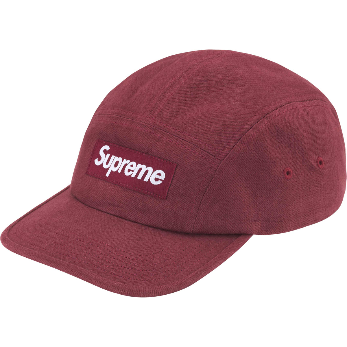 Boné Supreme "Denim" Cardinal