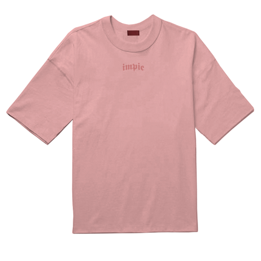 Camiseta Impie "Embroidered Logo" Rosa