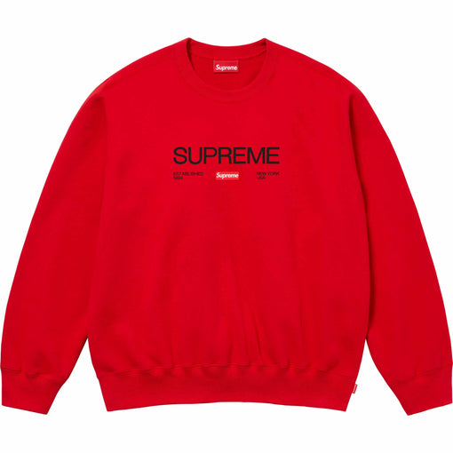 Moletom Supreme "Established" Vermelho