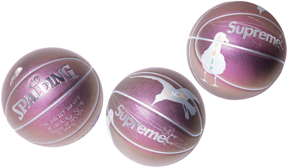 Bola de Basquete Supreme x Spalding Bernadette Corporation Roxo