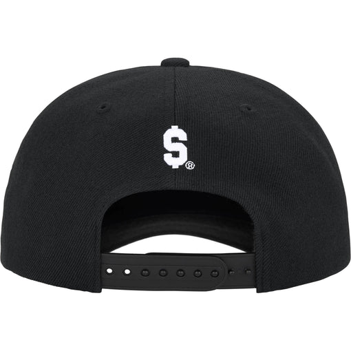 Boné 6-Panel Supreme "Felt Arc" Preto