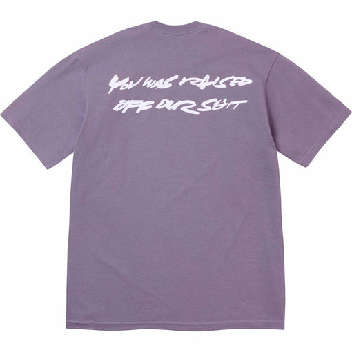 Camiseta Supreme x Futura "Box Logo" Roxo