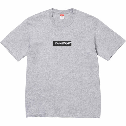 Camiseta Supreme x Futura "Box Logo" Cinza