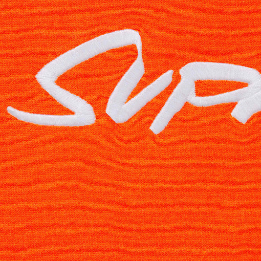 Moletom Supreme x Futura "Script Logo" Laranja