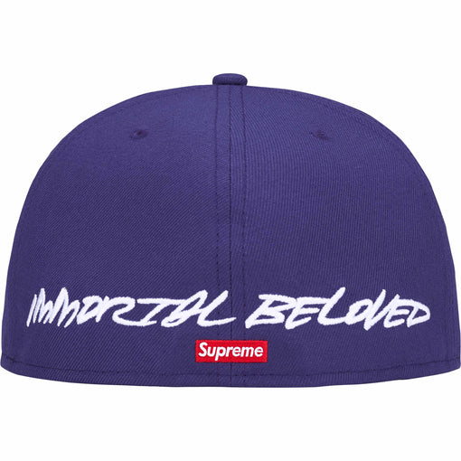 Boné Supreme x Futura x New Era "Script Logo" Roxo