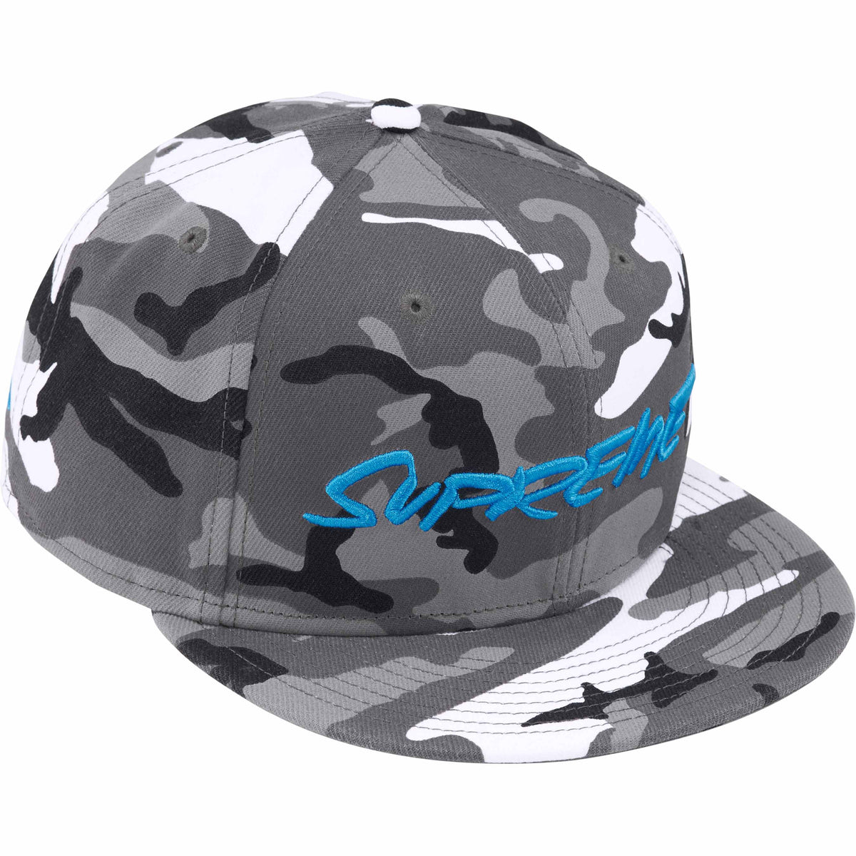 Boné Supreme x Futura x New Era "Script Logo" Camo