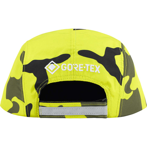 Boné Supreme "GORE-TEX SS25" Amarelo Florescente Camo