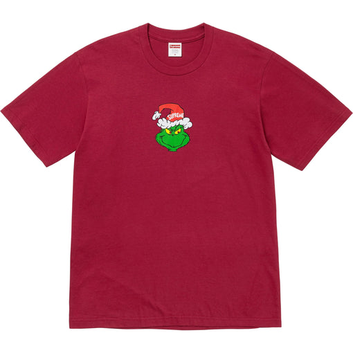 Camiseta Supreme "Grinch" Cardinal