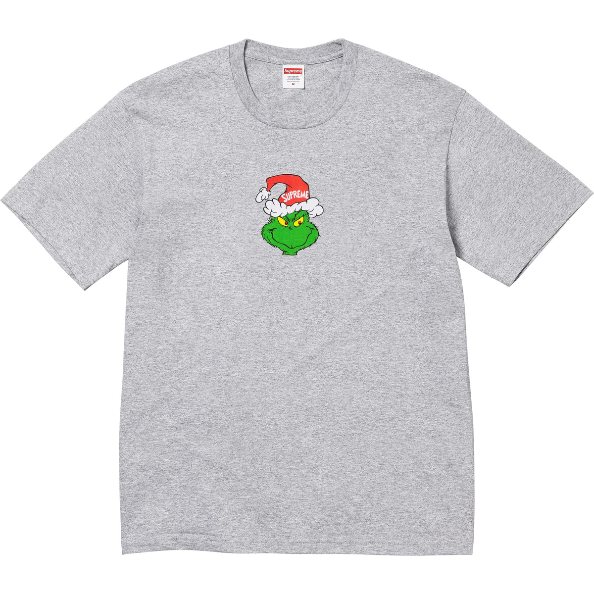 Camiseta Supreme "Grinch" Cinza