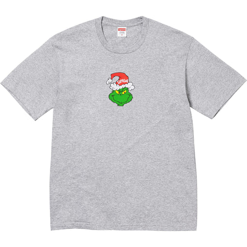 Camiseta Supreme "Grinch" Cinza