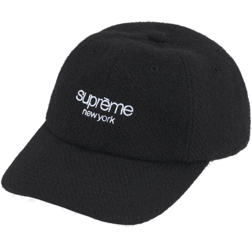 Boné Supreme 6-Panel "Harris Tweed FW24" Preto