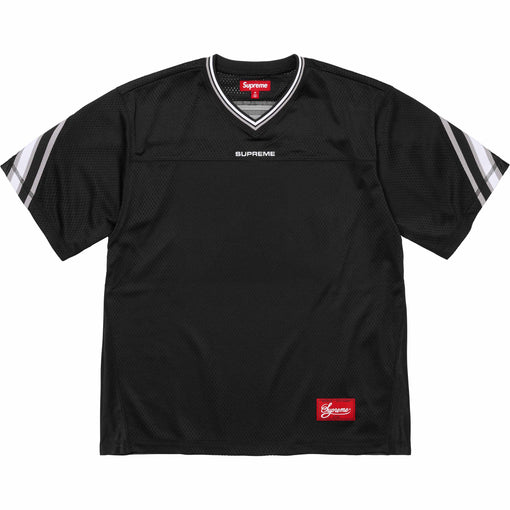 Camisa Jersey Supreme "Jacquard Rib Football" Preto