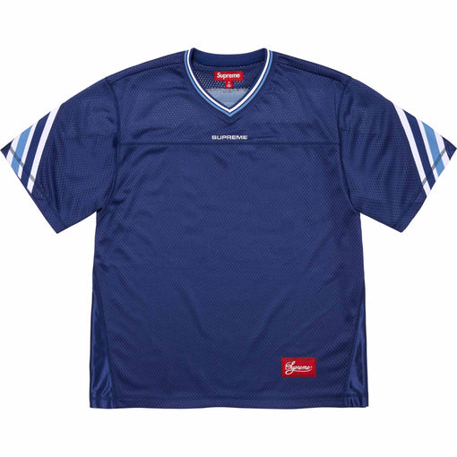 Camisa Jersey Supreme "Jacquard Rib Football" Azul