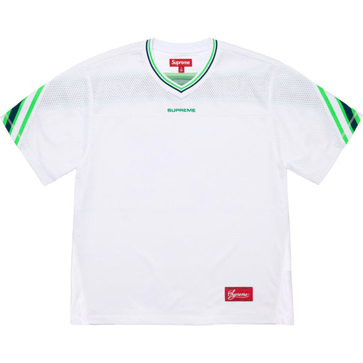 Camisa Jersey Supreme "Jacquard Rib Football" Branco