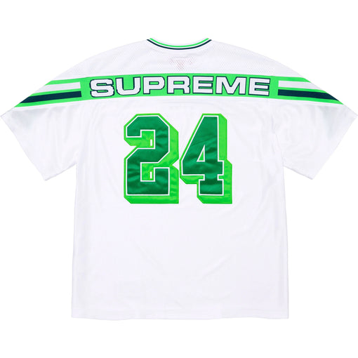 Camisa Jersey Supreme "Jacquard Rib Football" Branco