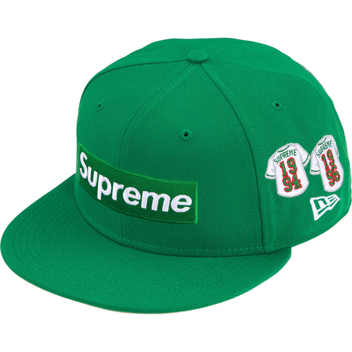 Boné Supreme x New Era "Jerseys Box Logo" Verde