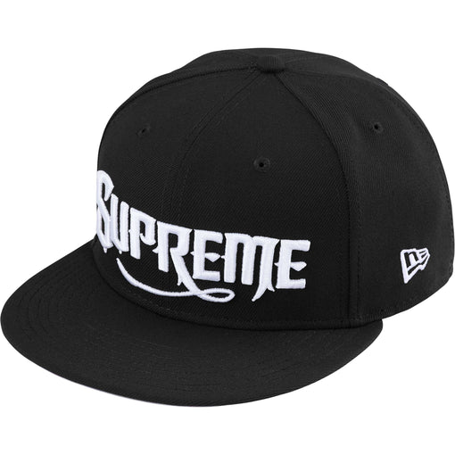 Boné Supreme x New Era "Mister Cartoon" Preto