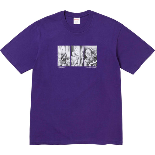 Camiseta Supreme "Mister Cartoon Pow" Roxo