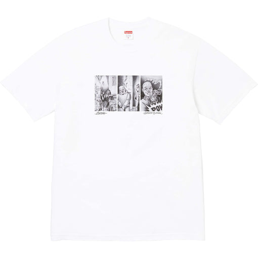 Camiseta Supreme "Mister Cartoon Pow" Branco