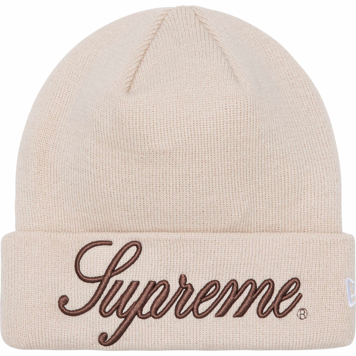 Touca Supreme x New Era "Script FW24" Creme