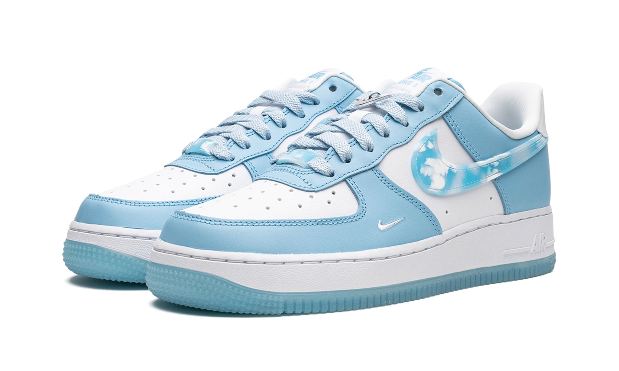 Nike blue store air force ones