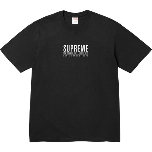 Camiseta Supreme "Paris" Preto