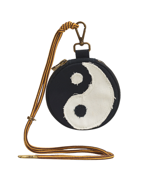 Bolsa Piet "Yin Yang" Preto/Branco