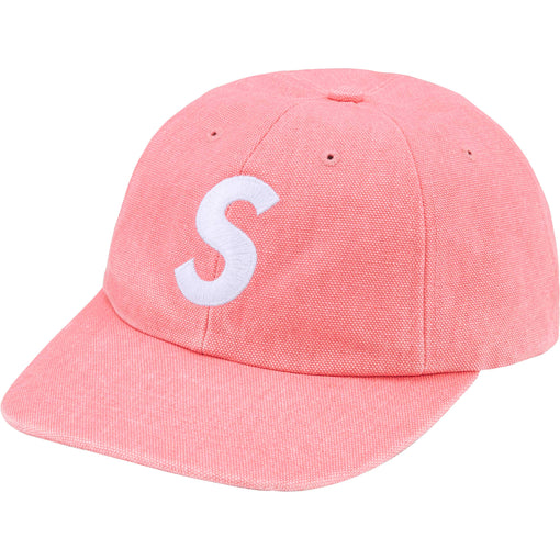 Boné 6-Panel Supreme "Pigment S Logo" Rosa