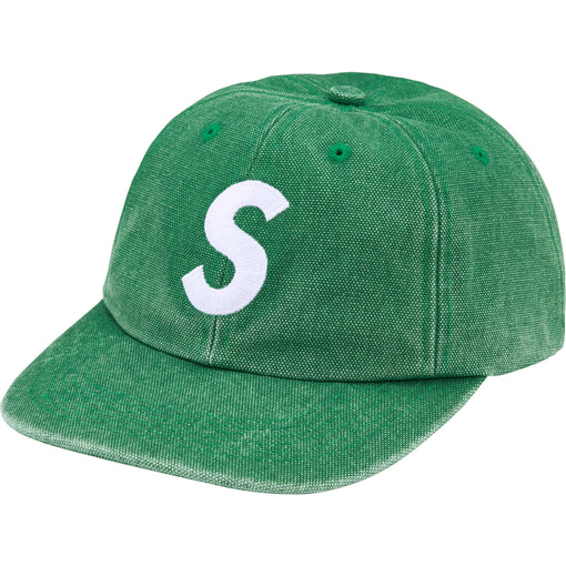 Boné 6-Panel Supreme "Pigment S Logo" Verde