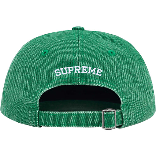 Boné 6-Panel Supreme "Pigment S Logo" Verde