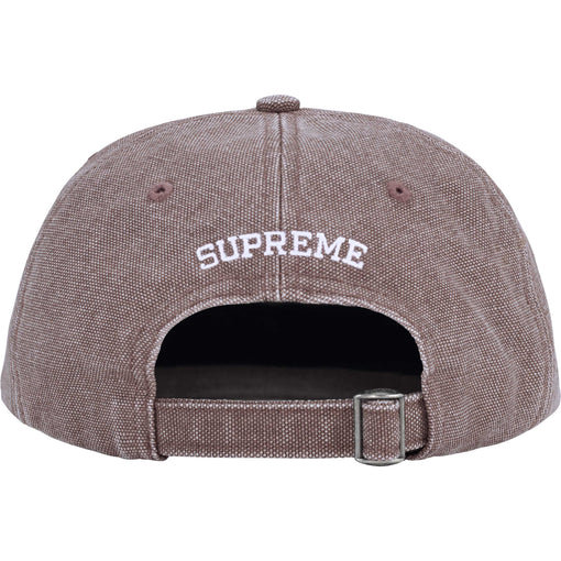 Boné 6-Panel Supreme "Pigment S Logo" Khaki