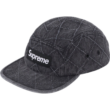 Boné Supreme "Punched Denim" Preto