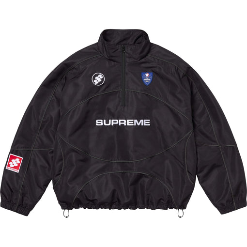 Jaqueta Supreme "Reflective Piping Pullover" Preto