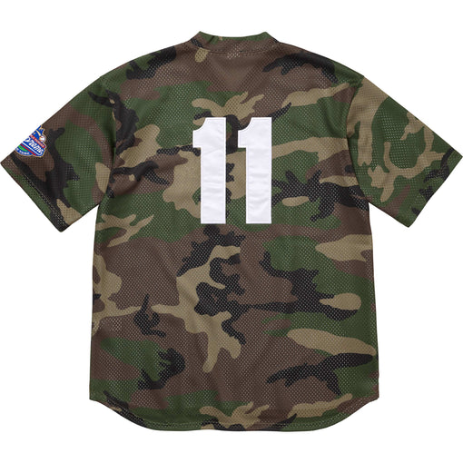 Camisa Supreme "S Logo Baseball Henley" Camo