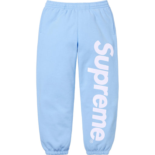 Calça Supreme "Satin Appliqué Sweatpant" Azul