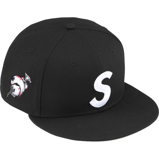 Boné Supreme x New Era "Screw Ball S Logo" Preto