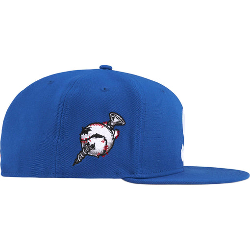 Boné Supreme x New Era "Screw Ball S Logo" Azul