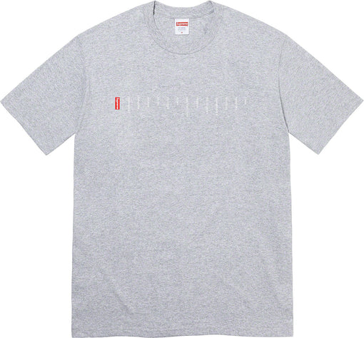 Camiseta Supreme "Location" Cinza