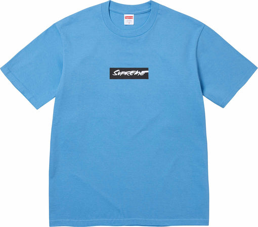 Camiseta Supreme x Futura "Box Logo" Azul