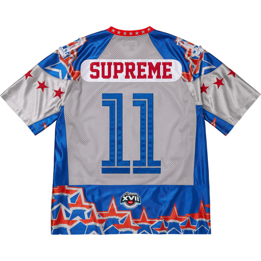 Camisa Jersey Supreme "Stars Football" Azul