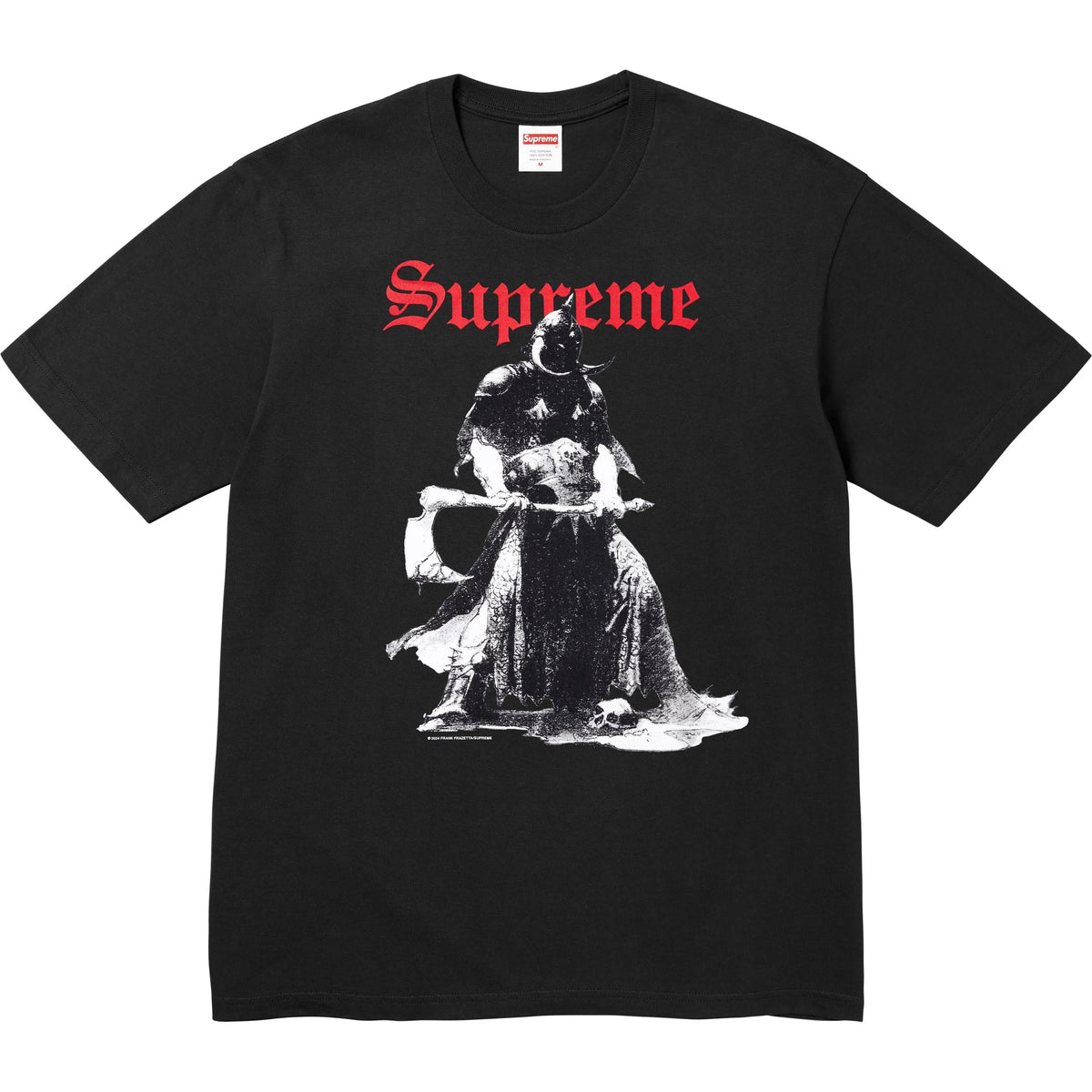 Camiseta Supreme x Frank Frazetta "Destruction" Preto