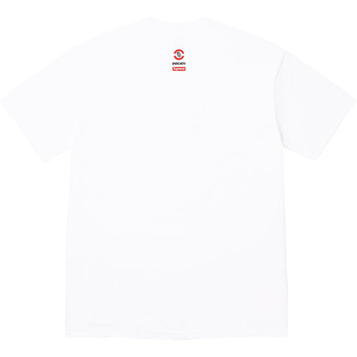 Camiseta Supreme x Ducati "Bike" Branco