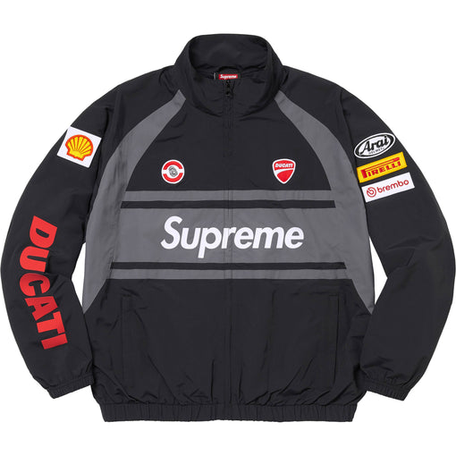 Jaqueta Supreme x Ducati "Track Jacket" Preto